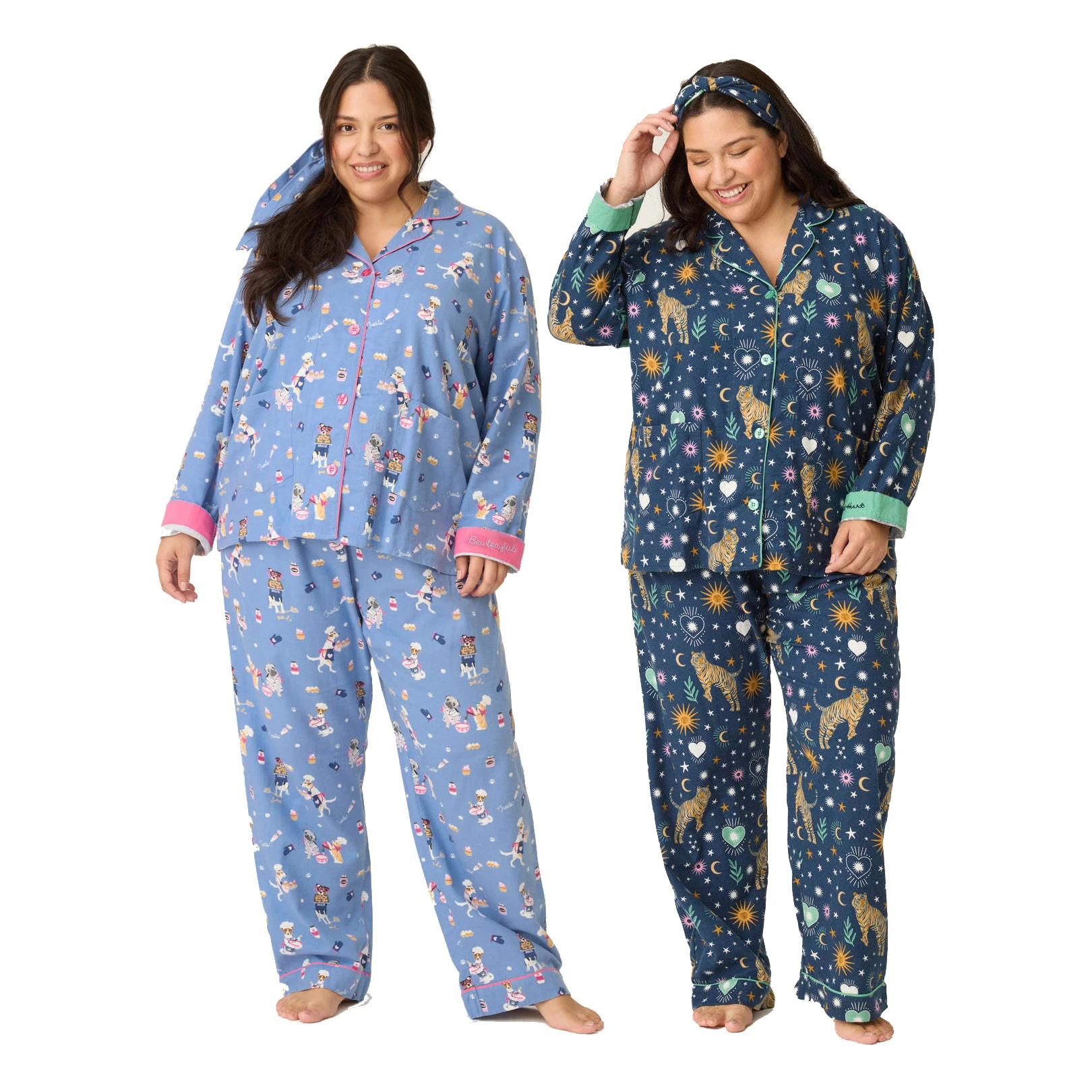 

Пижамный комплект с героями мультфильмов больших размеров, женская одежда для сна из чистого хлопка, осень-зима 202, новая матовая домашняя одежда, подарок для рождественской вечеринки