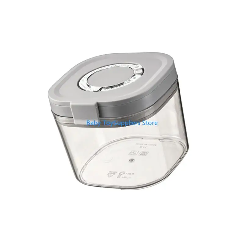 علبة تخزين المسحوق الصحية R1WF، أقراص تحديد الوقت، قفل مزدوج للحفاظ على نضارة الطفل، منظم أغذية الأطفال، مدمج ومحمول #1