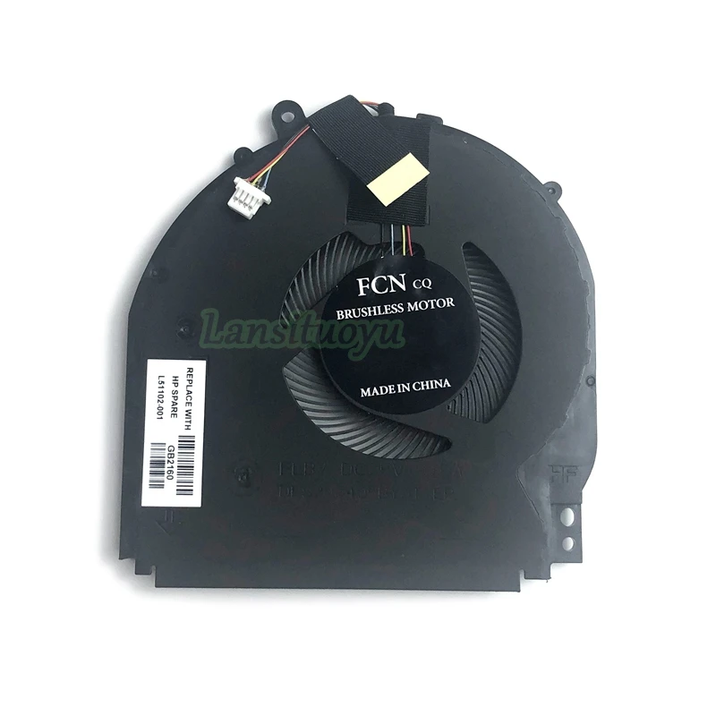 

New Original Laptop CPU Cooling Fan for HP X360 14-DH 14-dh1036tx 14-DH1035TX 14-DH1037TX TPN-W139 Cooer FLB7 L51102-001 4pins