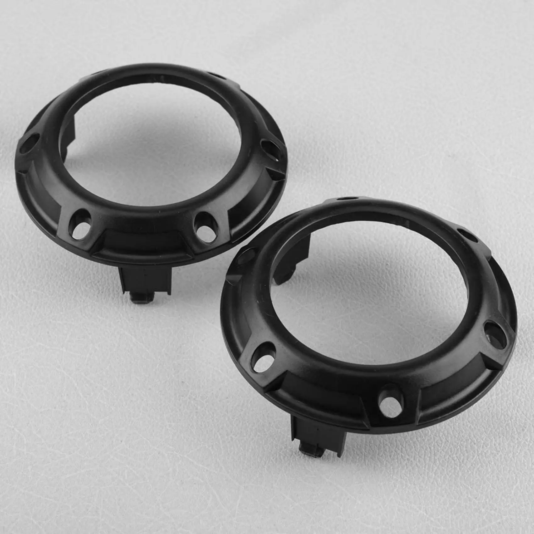 2PCS New Front Fog Light Lamp Black Cover Frame 6400A739 for Mitsubishi Outlander 2007 2008 2009