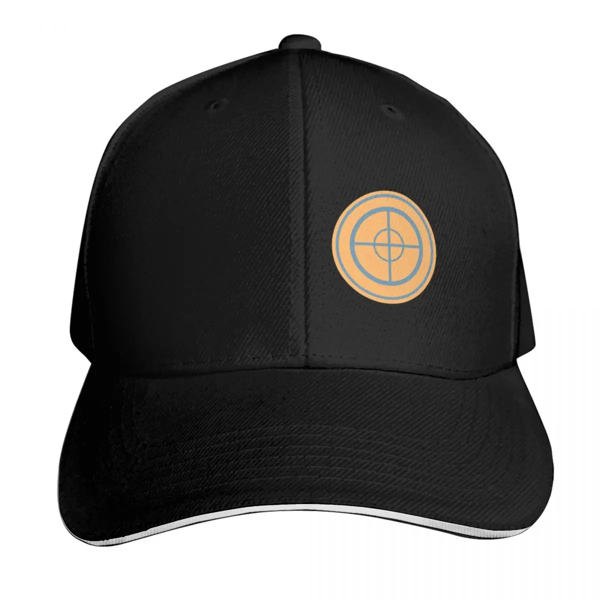 Boné de beisebol com símbolo do sniper de Team Fortress 2 (BLU), chapéu masculino de luxo, chapéu de sol, chapéu de caminhada, protetor solar, tênis masculino, feminino