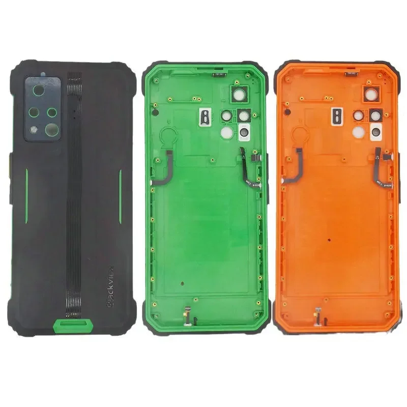 Back Housing for Blackview BV9200 Fingerprint Button Earpiece Power Volume FPC Rear Cover Case 6.6\