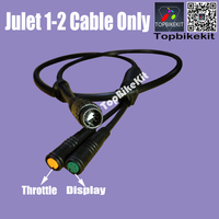 Ebike Julet Cable 1-4 1T4 /1-2 1T2 Extend Cable Connector Julet Extend Cable Ebike Cable