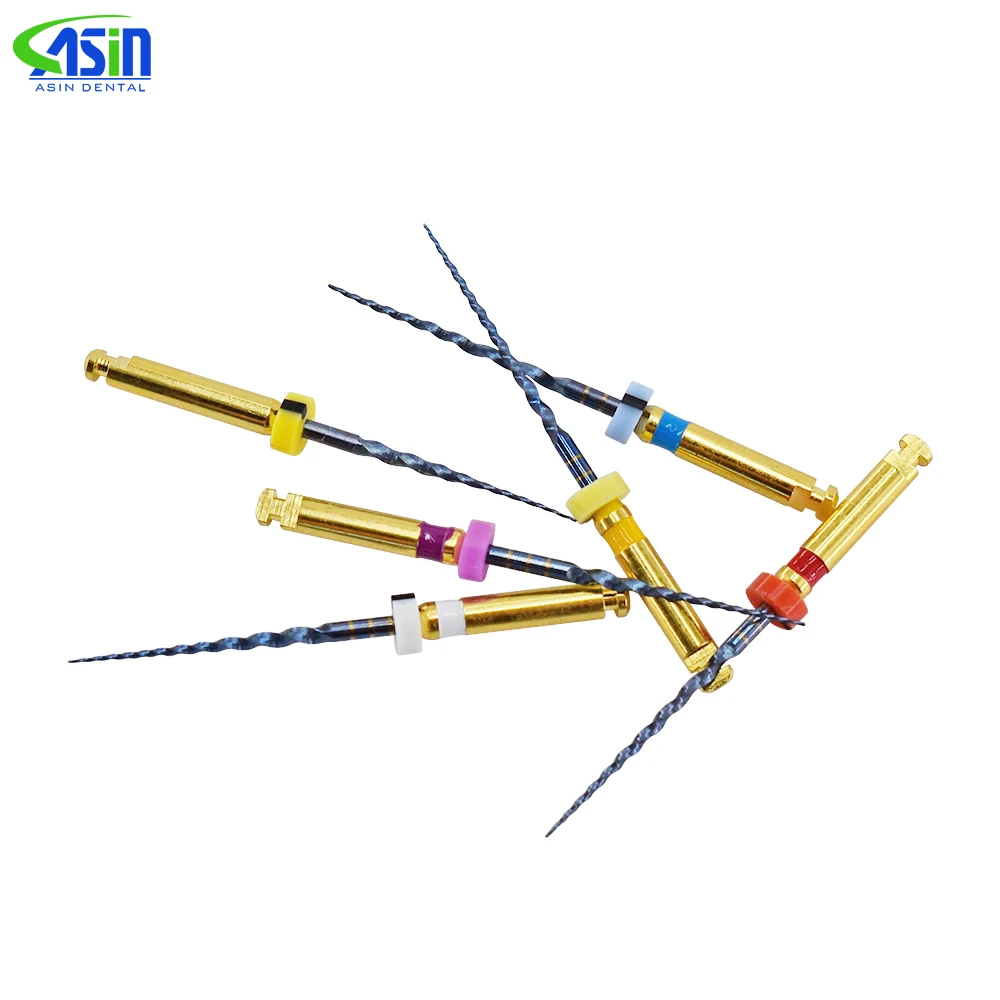 Dental 6pcs/Box Root Canal File Heat Activated Canal Root Files SX-F3 25mm Endo rotary files Dentist Tools Can Bend
