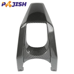 ABS Plastic Motorcycle Accessories Anti-scratch Black Carbon Fiber Central Locking Cover for NMAX NMAX 155 2020-2024