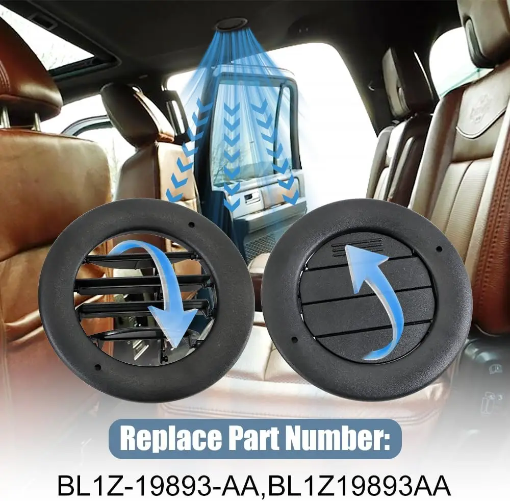 1PCS Car Roof AC Heat Air Vent Grille BL1Z-19893-AA For 2011-2015 Ford Explorer Expedition 2011-2019 Lincoln MKT Navigator Roof Vent
