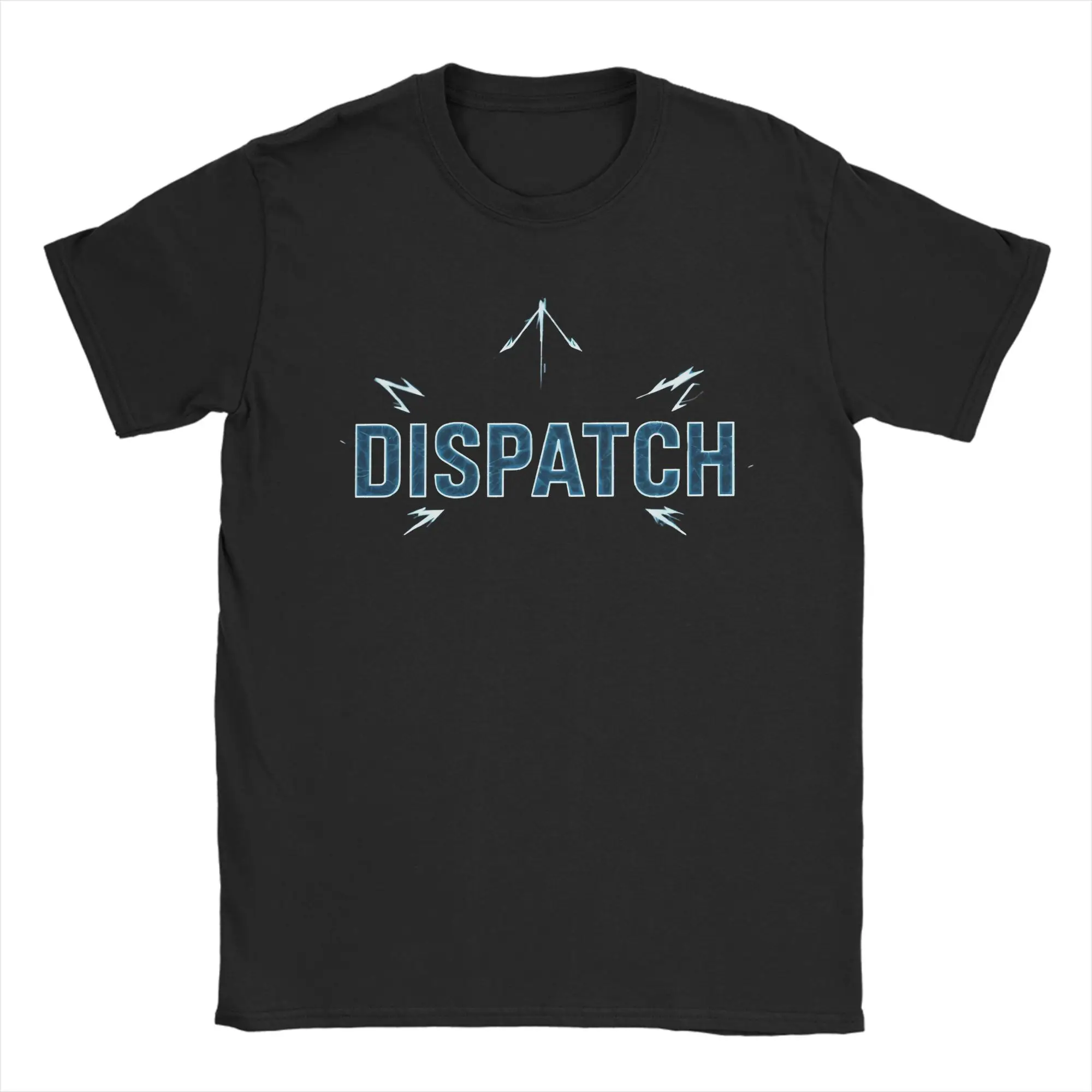 

Dispatch game Logo Men's T Shirt Funny Tees Short Sleeve Round Collar T-Shirt Pure Cotton Graphic Clothes