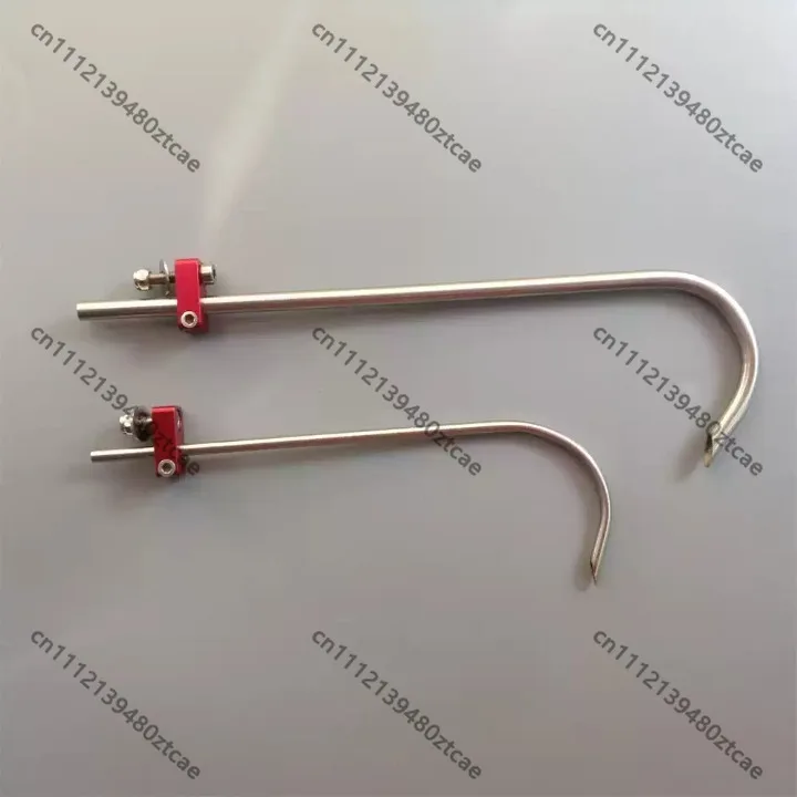 Stainless Steel Water Inlet Scoop 4/6MM Tail Water Intake Pipe For RC Gas Speedboat O‑Boat Electric Model Boat