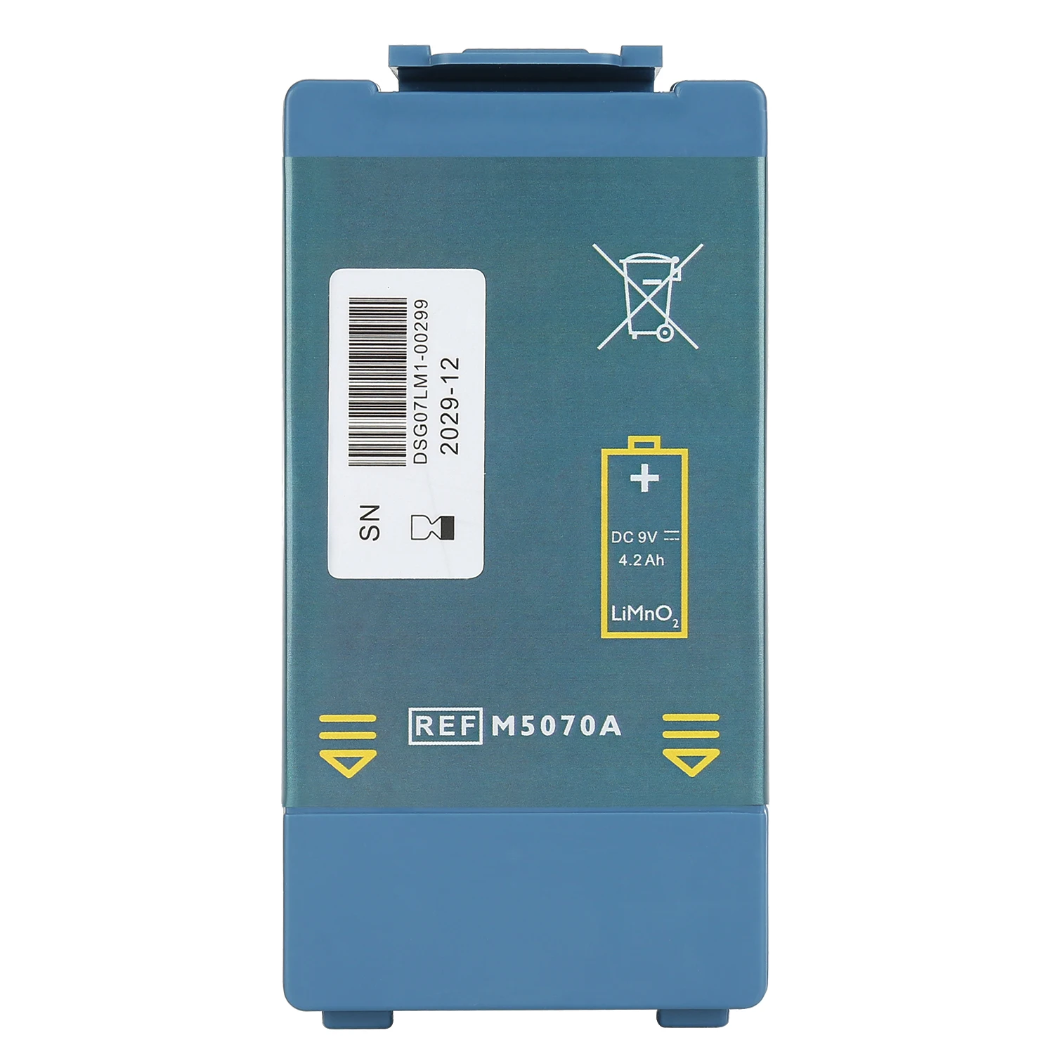 AED Battery Exchange M5070A Replacement Battery, M5066A, M5068A Compatible with Defibrillator Home AED Replace Battery - 9V 4200mAh