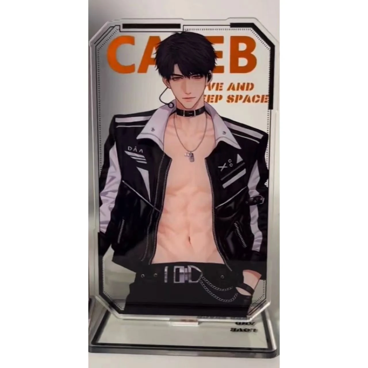 Anime Love and Deepspace Rafayel Zayne Xavier Caleb Cosplay Acrylic Standing Sign Desktop Ornament High Appearance Level