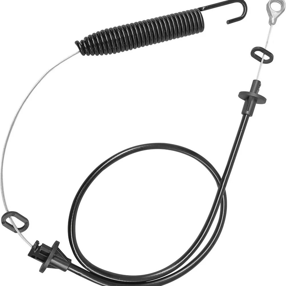 Mower Replacement Deck Cable Pulley And Cable System Precise Control Smooth Operation Flexible Casing Design Black