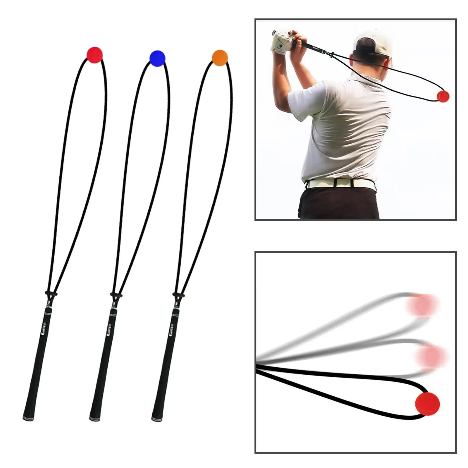 Ayuda de entrenamiento de Swing de Golf, dispositivo de entrenamiento físico, cuerda corporal giratoria para Swing de Golf para mujeres, hombres, principiantes, equilibrio interior y exterior