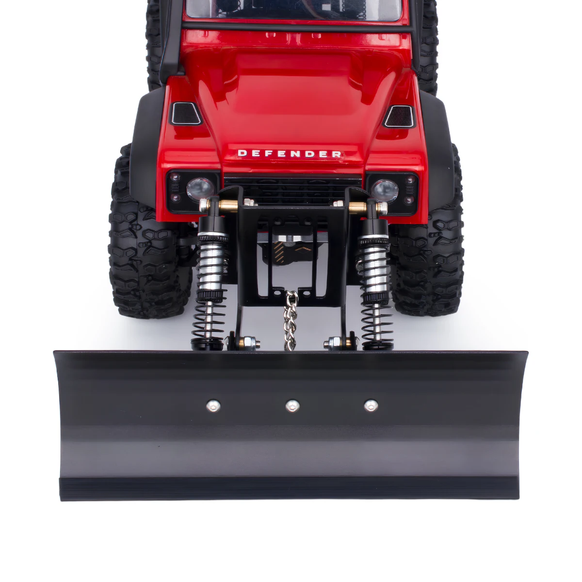 مجرفة ثلج ورمل من سبائك الألومنيوم قابلة للتعديل لزاحف RC 1/18 1/24 - تناسب TRX4M وSCX24، ملحق مجرفة ترقية معدنية #6