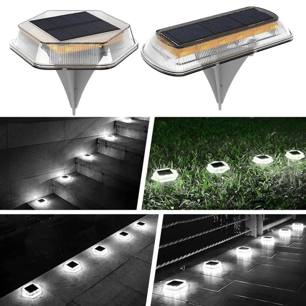 Solar Powered Outdoor Lights Solar Deck Lights Highly Efficient Solar Deck Light with Wide-angle Illumination for Outdoor image 3