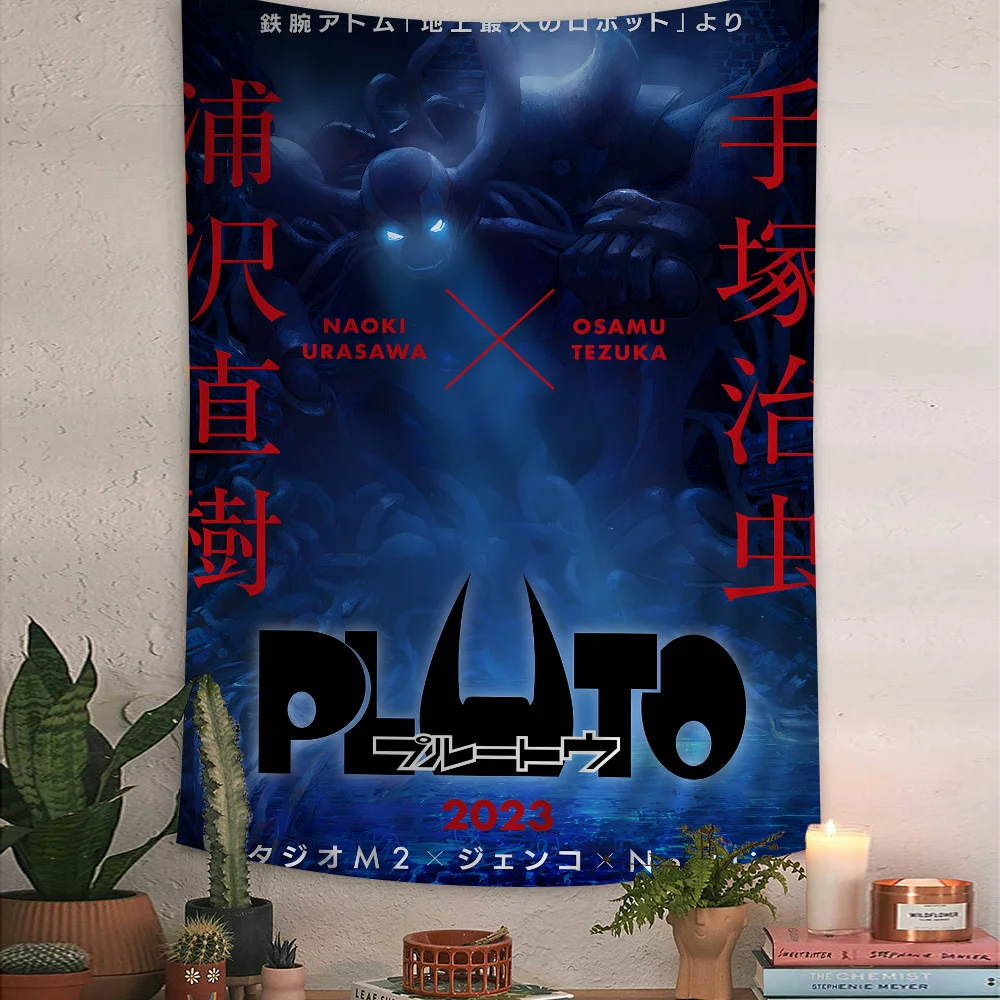 

Pluto Anime Hippie Wall Hanging Tapestries For Living Room Home Dorm Decor Art Home Decor