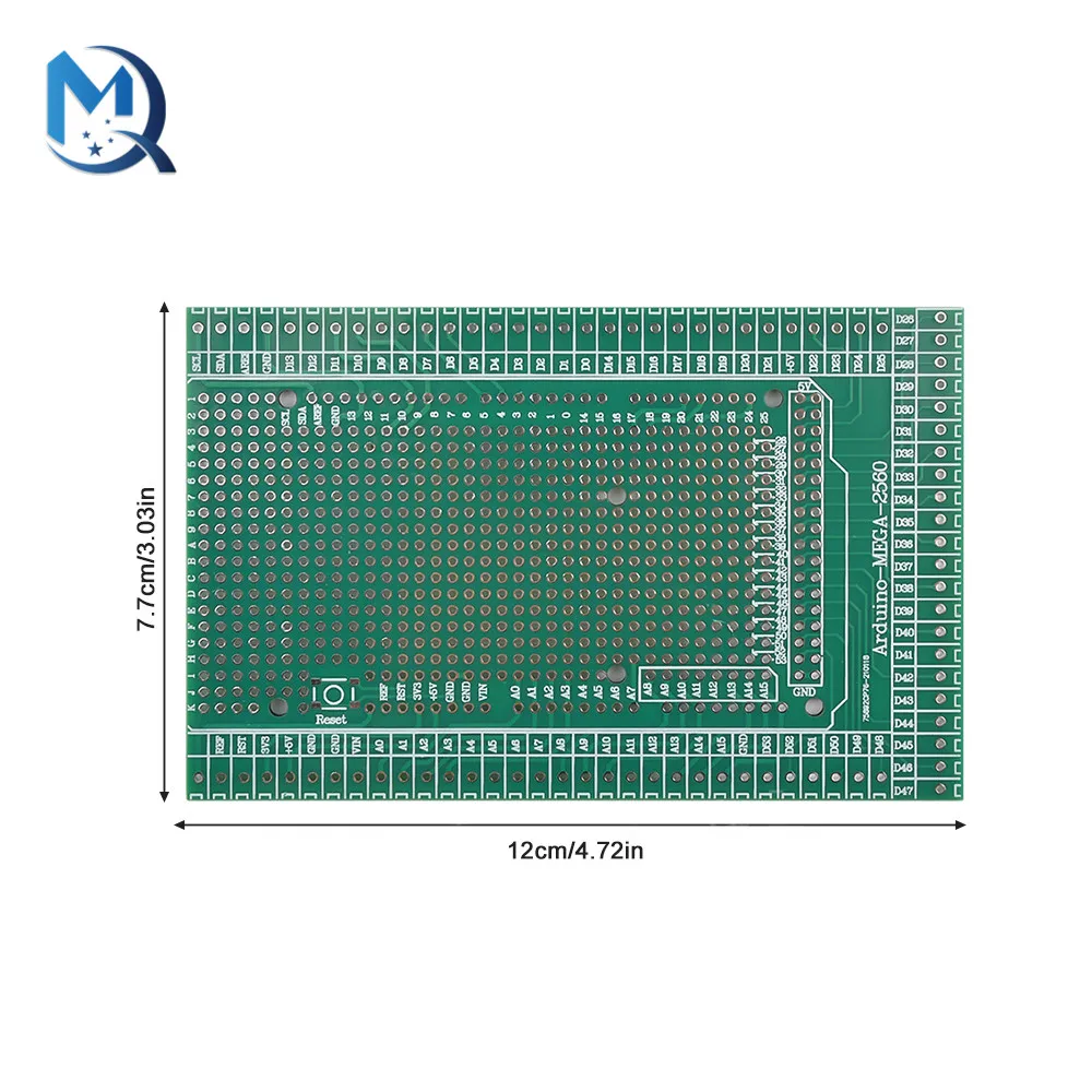 Compatible With MEGA2560 Double-side Prototype Screw Terminal Block Shield Board Kit For Arduino Mega 2560 / Mega2560