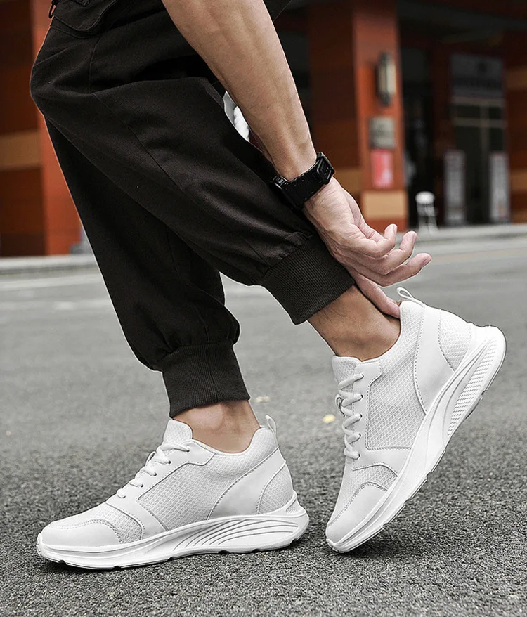 Casual height increasing shoes Mesh Breathable Damping Anti-slip Increase by 4/6/8/10 centimeters Leisure Stylish High Quality