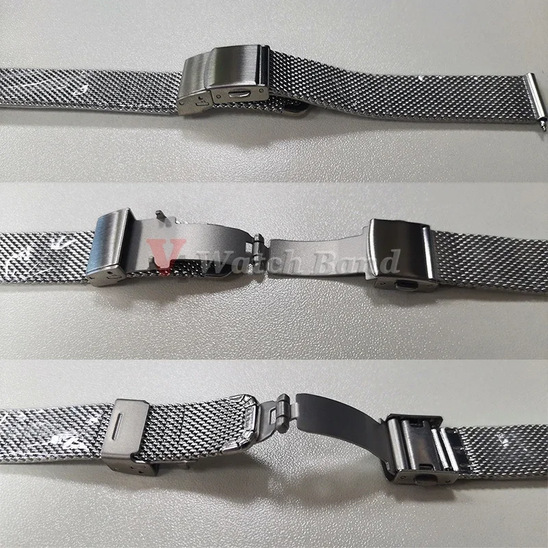 20mm 22mm 18mm Armband 0,6 1,0mm Mesh Milanese Uhrenarmband für IWC für Rolex für Omega Edelstahl-Armband für Seiko Armband – Detail 18