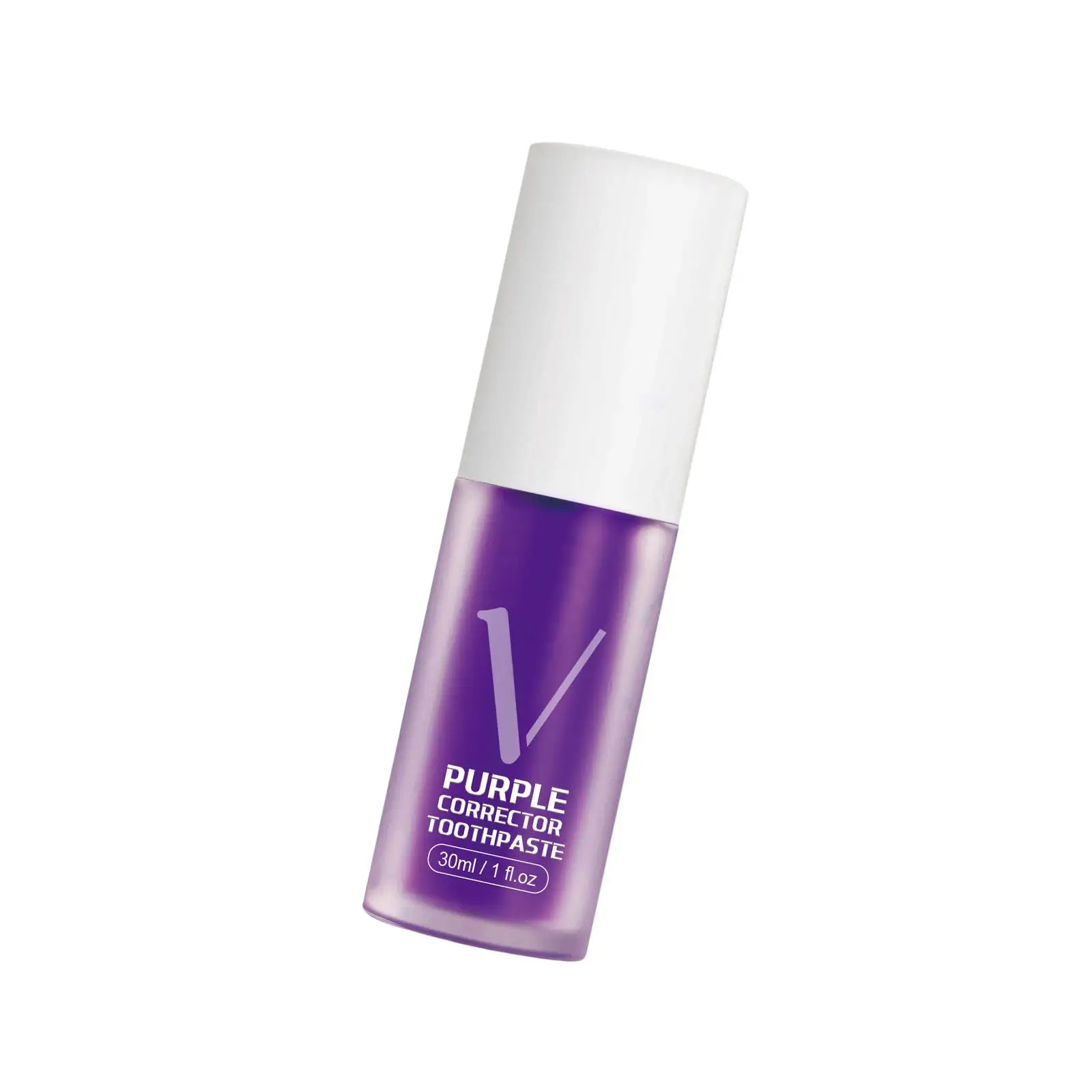 Purple Whitening Toothpaste Deeply Cleaning Gums Brightness Reduce Yellowing Colour Correcting