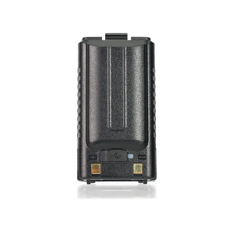 Bateria recarregável UV-5RH Pro Walklie Talkie para Baofeng UV-5RM Bateria 2500/3800mAh de alta potência tipo C de carregamento BF-K5 Plus