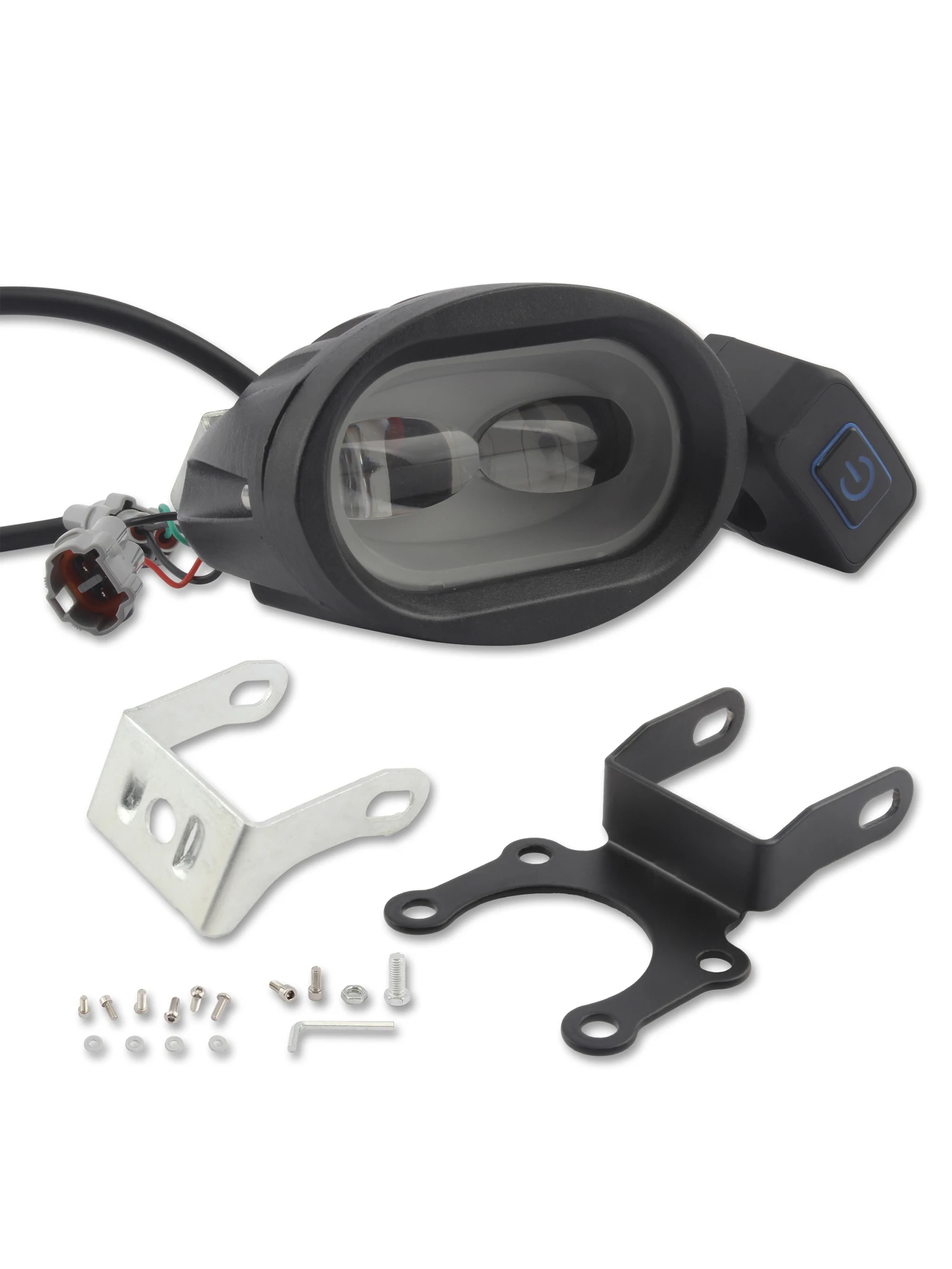AliExpress PowerMotor For Surron Light Bee X S Ebike LED Headlight Kit With Mounting Bracket and Switch Electric Bike Motorcycle Headlamp Accessories