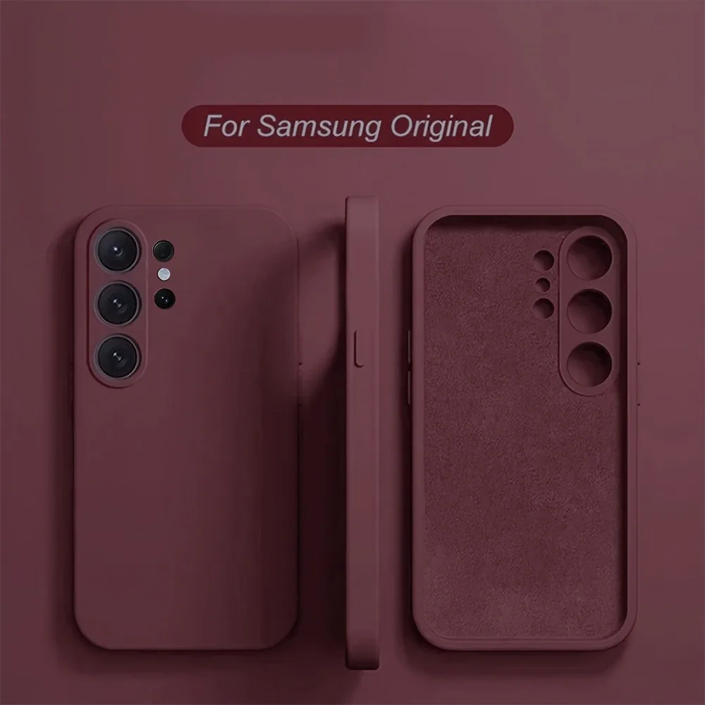 S26 Ultra Plus Hülle Flüssigsilikon Handyhülle für Samsung Galaxy S26 S25 S24 Ultra Plus S 26 Ultra Hüllen Stoßfeste Weiche Abdeckung – Detail 12