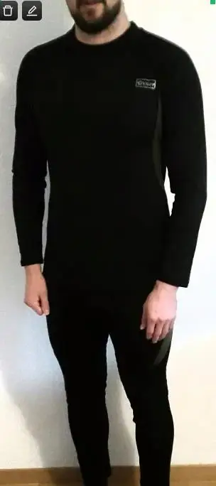 الشتاء أعلى جودة الملابس الداخلية الحرارية الجديدة الرجال الملابس الداخلية مجموعات ضغط الصوف العرق التجفيف السريع الملابس الداخلية الحرارية الرجال الملابس #6