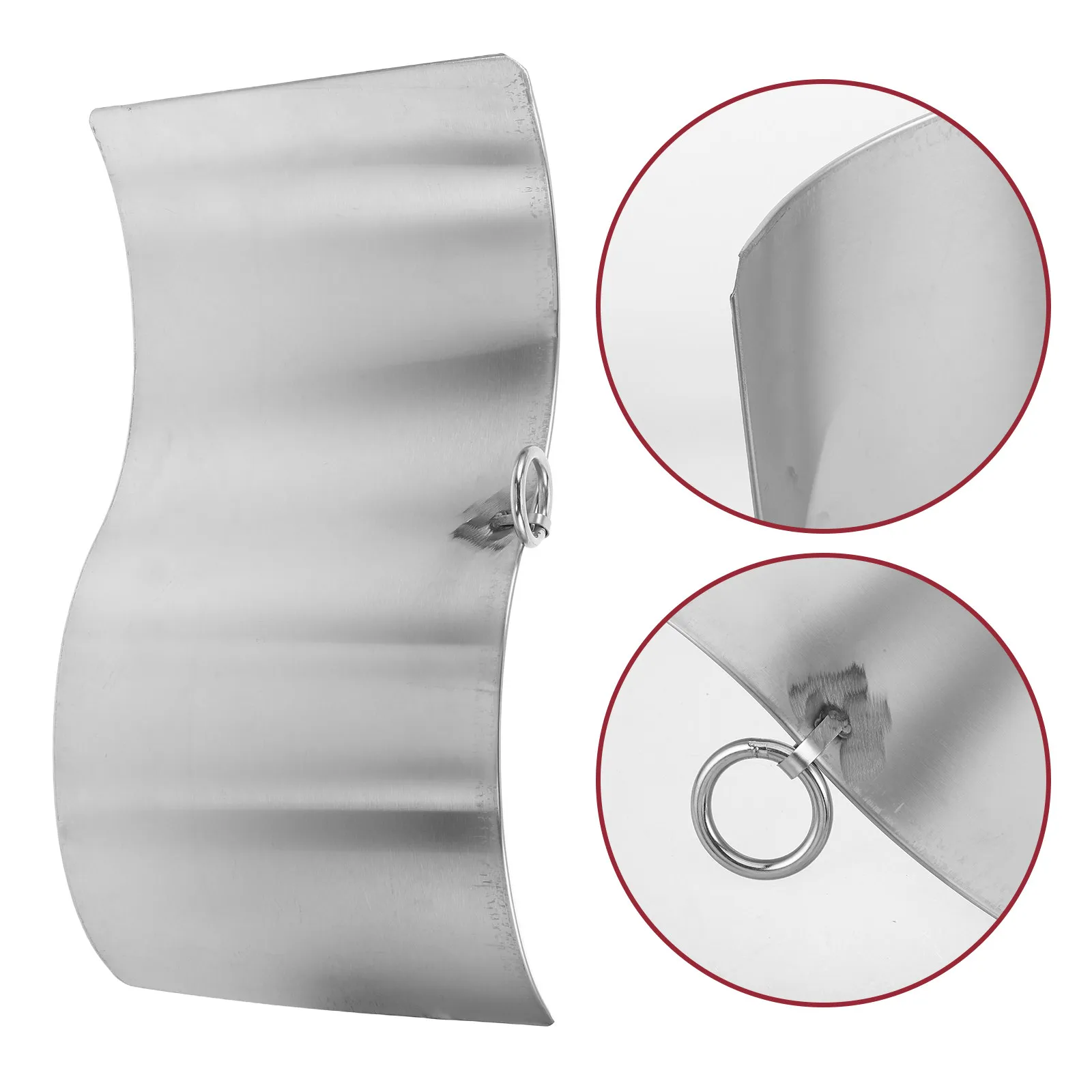 Commercial Stainless Steel Noodle Cooker Divider S-Shaped Separator for Simultaneous Cooking Steamer Pot Insert Restaurant Use