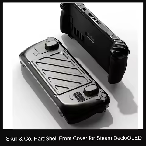 Skull &amp; Co. HardShell Front Cover Bundle GripCase Portable Protective Case StandGrip for Steam Deck LCD/OLED Game Console