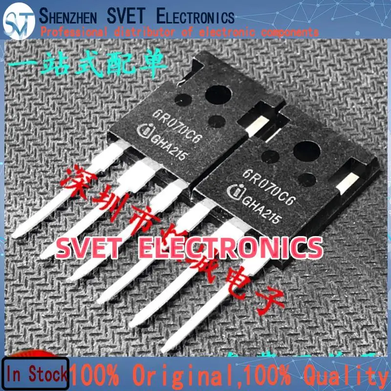 10PCS-50PCS  6R070C6 IPW60R070C6 TO-247 600V 53A  Original In Stock Fast shipping