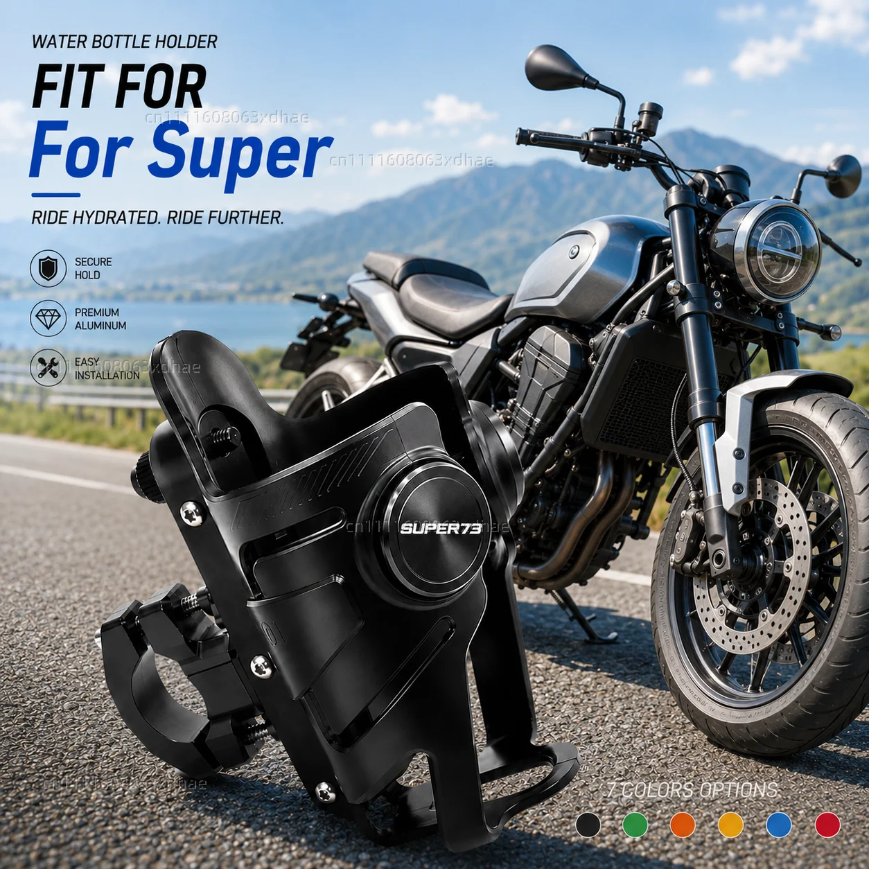 

Motorcycle Water Bottle Holder For Super 73-S1 73-S2 73-Z1 73-ZX 73-RX Coffee Beverage Tea Cup Support Modification Accessories