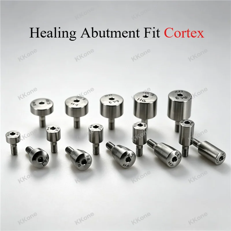 20Pcs High Precision Healing Abutment Fit Cortex Implant System Dental Laboratory Restoration Accessories