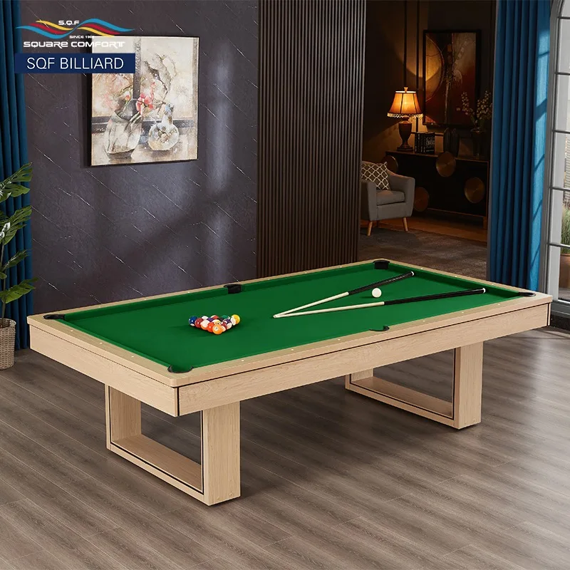 Airo S.Q.F Modern Cheap 7ft Snooker Table with Carbon Fiber Cues 8ft/9ft Options Customizable Pool & Billiard Home Game