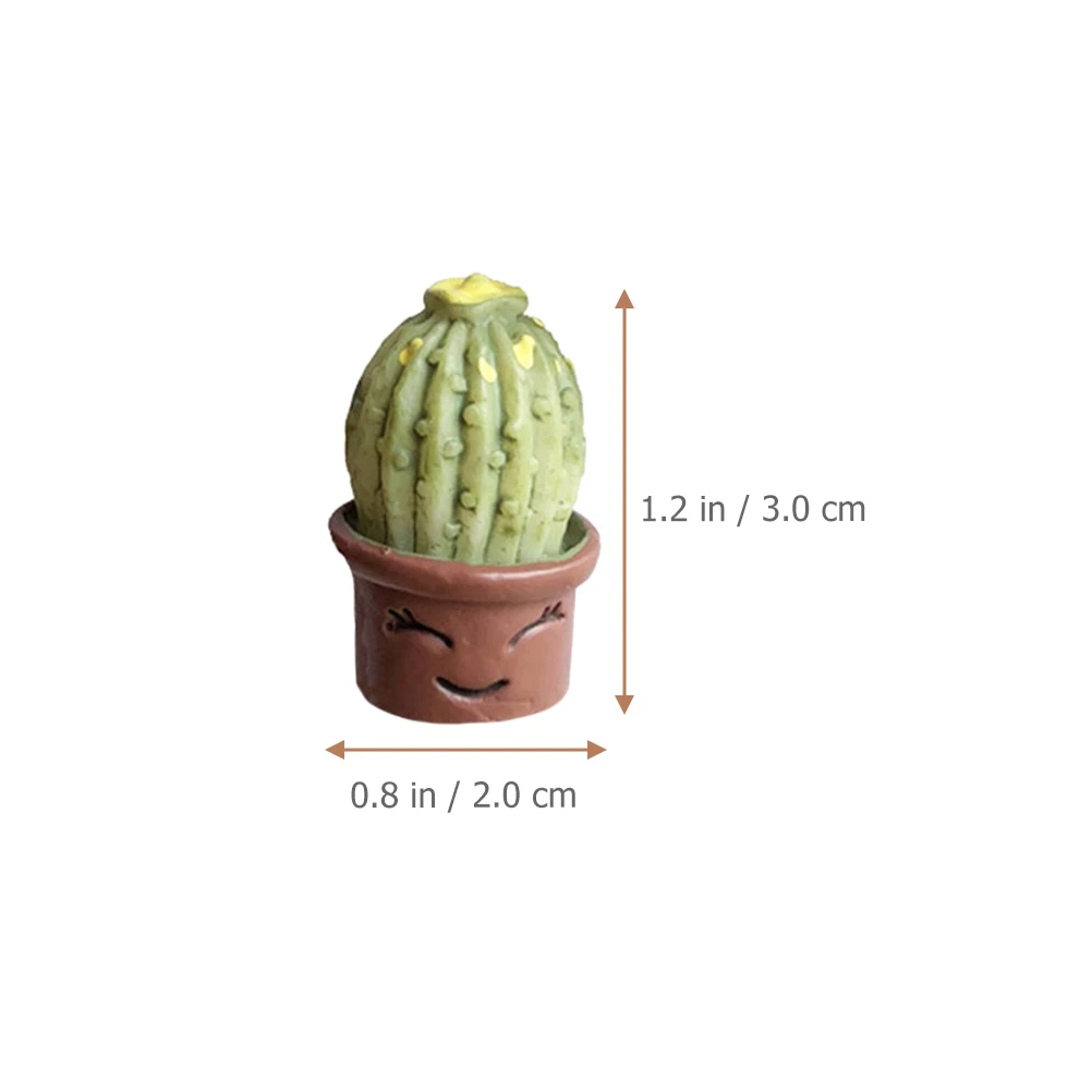 

7 Pcs Cactus Magnets Plants Fridge Refrigerator Decorative Cute Small for Decorations Locker