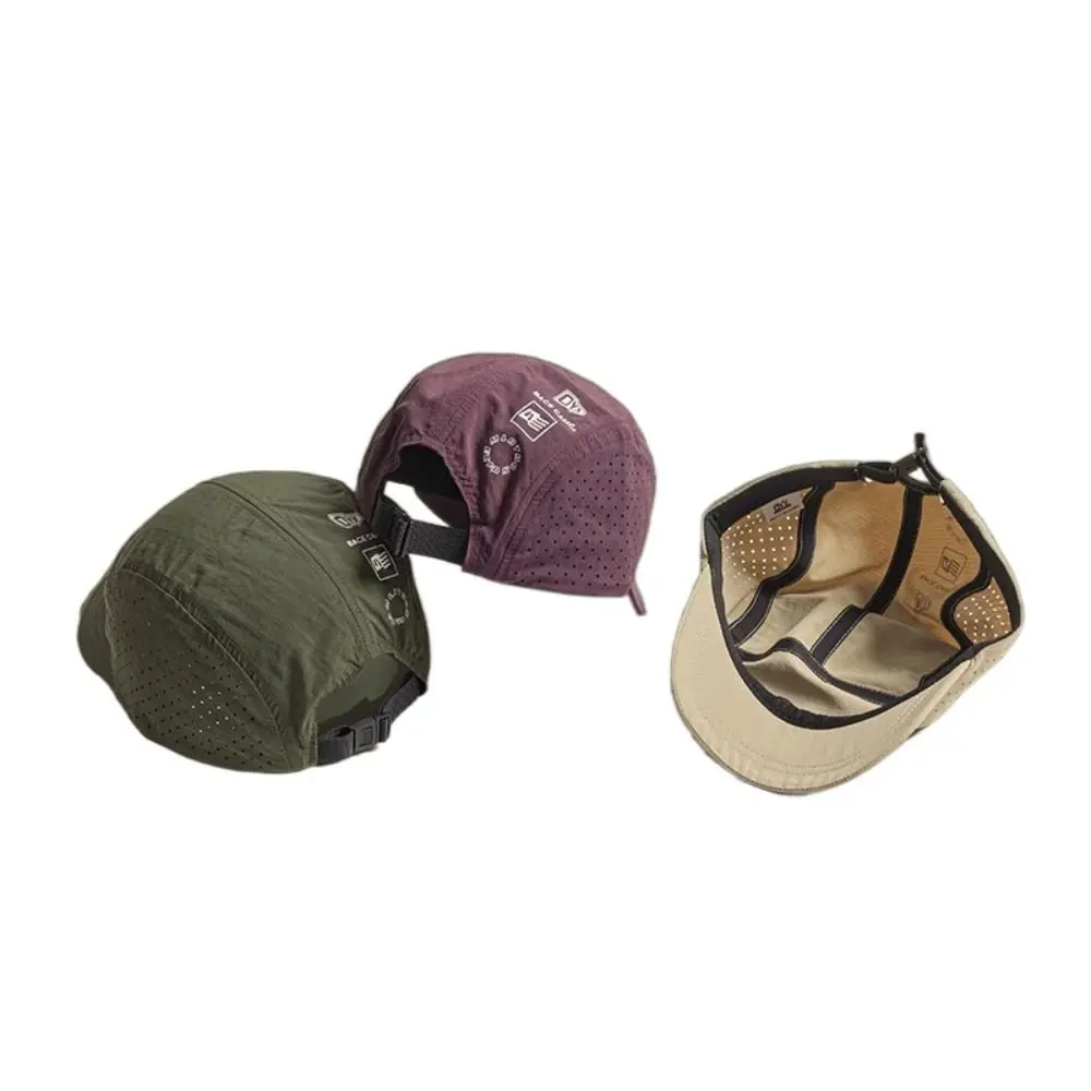 

Бейсболки из дышащей полиэстеровой сетки с коротким козырьком, тонкие, с защитой от солнца, регулируемые, повседневные