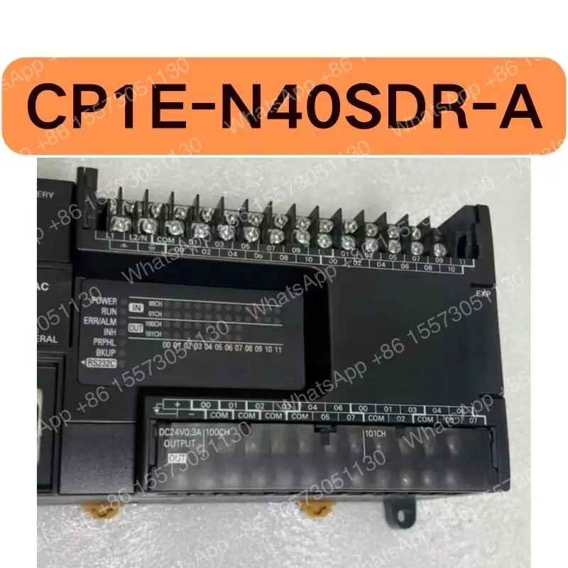 The second-hand PLC controller CP1E-N40SDR-A tested OK and its function is intact