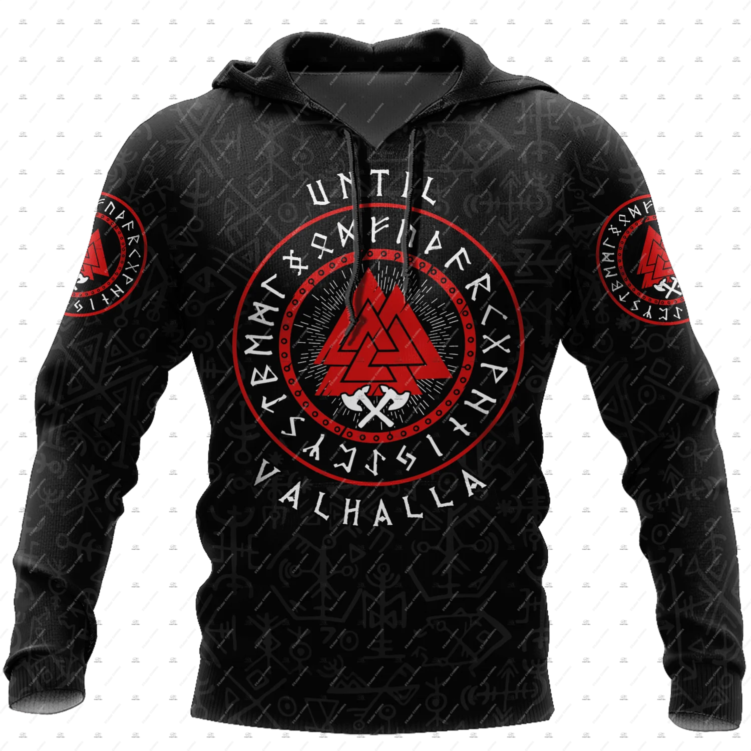 

Custom Name Valhalla God Odin Warrior Wolf Fenrir Tattoo Vintage Retro Unisex 3DPrint Harajuku Pullover Casual Jacket Hoodies X9