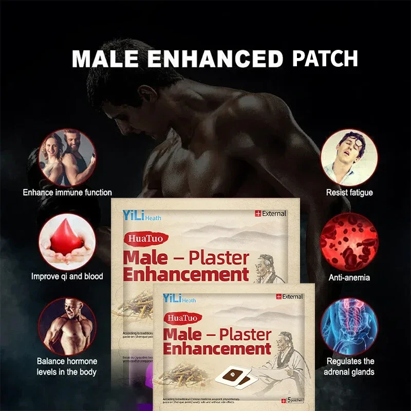 Male Enhancement Hua Tuo Patch Men Enhance Energy Strength Stamina Booster Kidney Endurance Erection Size Enlargement Plaster