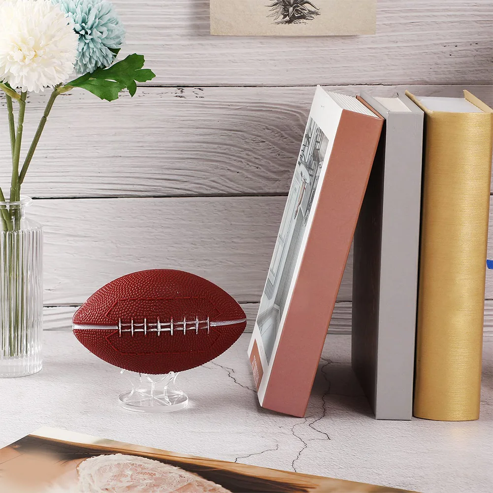 Acrylic Small Ball Stand Holder Clear Ball Display Holder Memorabilia Autograph Baseball Stand for Golf Softball Tennis Ball