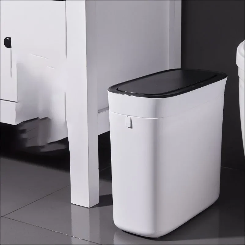16L high-quality trash can Home living room Smart trash can Smart induction trash can Electronic automatic bathroom Waterproof