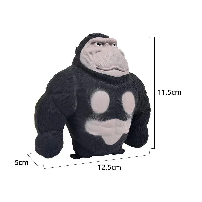 Big Giant Spongy Squishy Fidget Orangutan TT Influencer Elastic Monkey Antistress Toy for Adult and Children Soft Fun Gift Toy