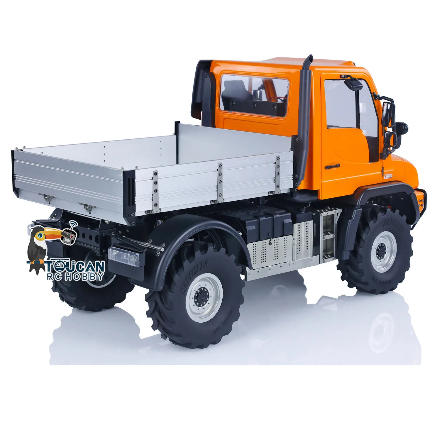 

U423 1/10 RC Crawler Car 4X4 Metal Bucket FlySky I6S Remote Control Off-road Vehicles Model Sounds Lights Toy TH23396