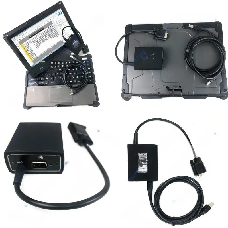 Getac V100 Laptop For Judit Incado Box USB Diagnostic Kit 4 ET & SH Forklift Truck Diagnostic Tool