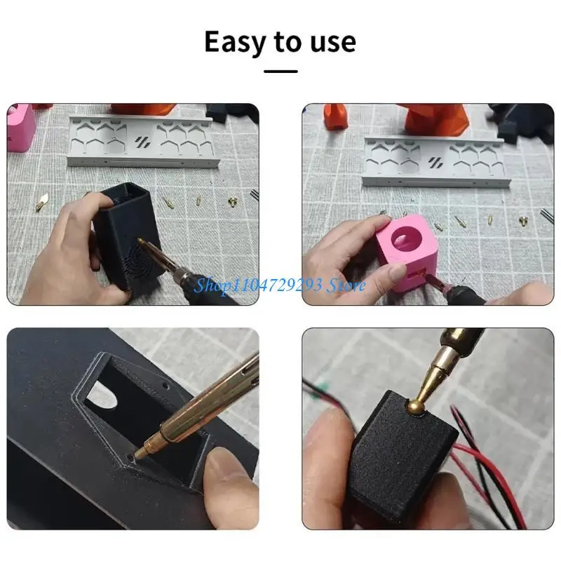 Y2GD Heat Insert Nut Iron Tip Hot Melt Heat Set Insert Tool for Voron 2.4/MK4 Soldering Iron Tip Printing Modify Finishing