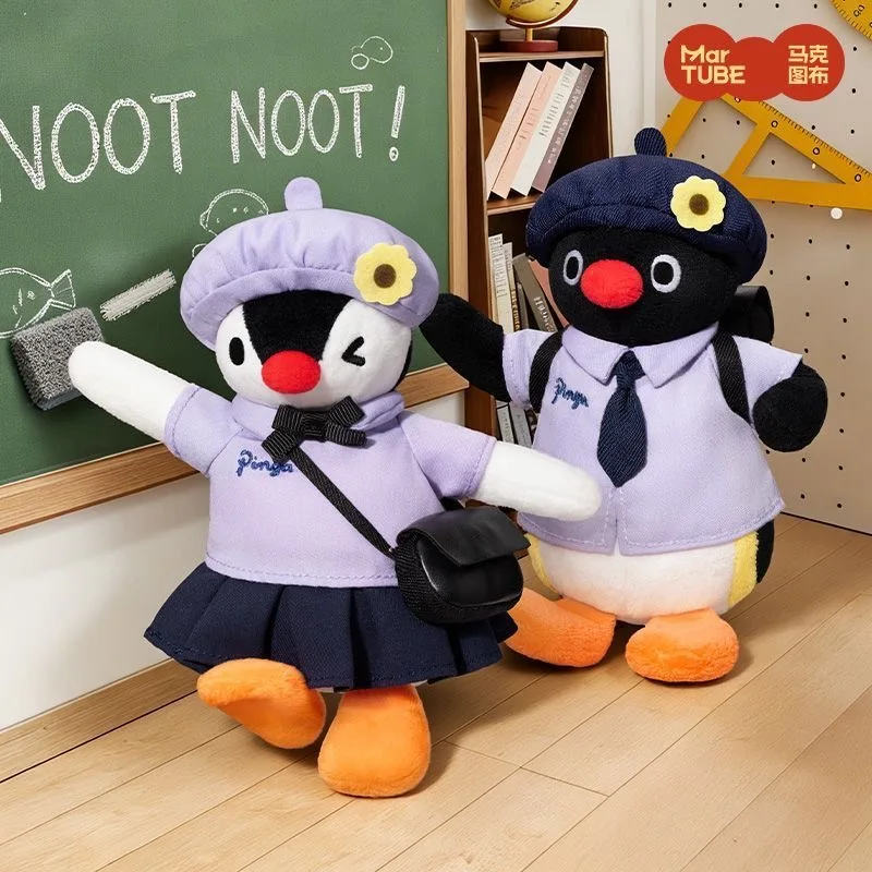 Genuine Original Pingu Pinga Keychain Doll Cute Plush Toy Graduation Season Series Birthday Gifts