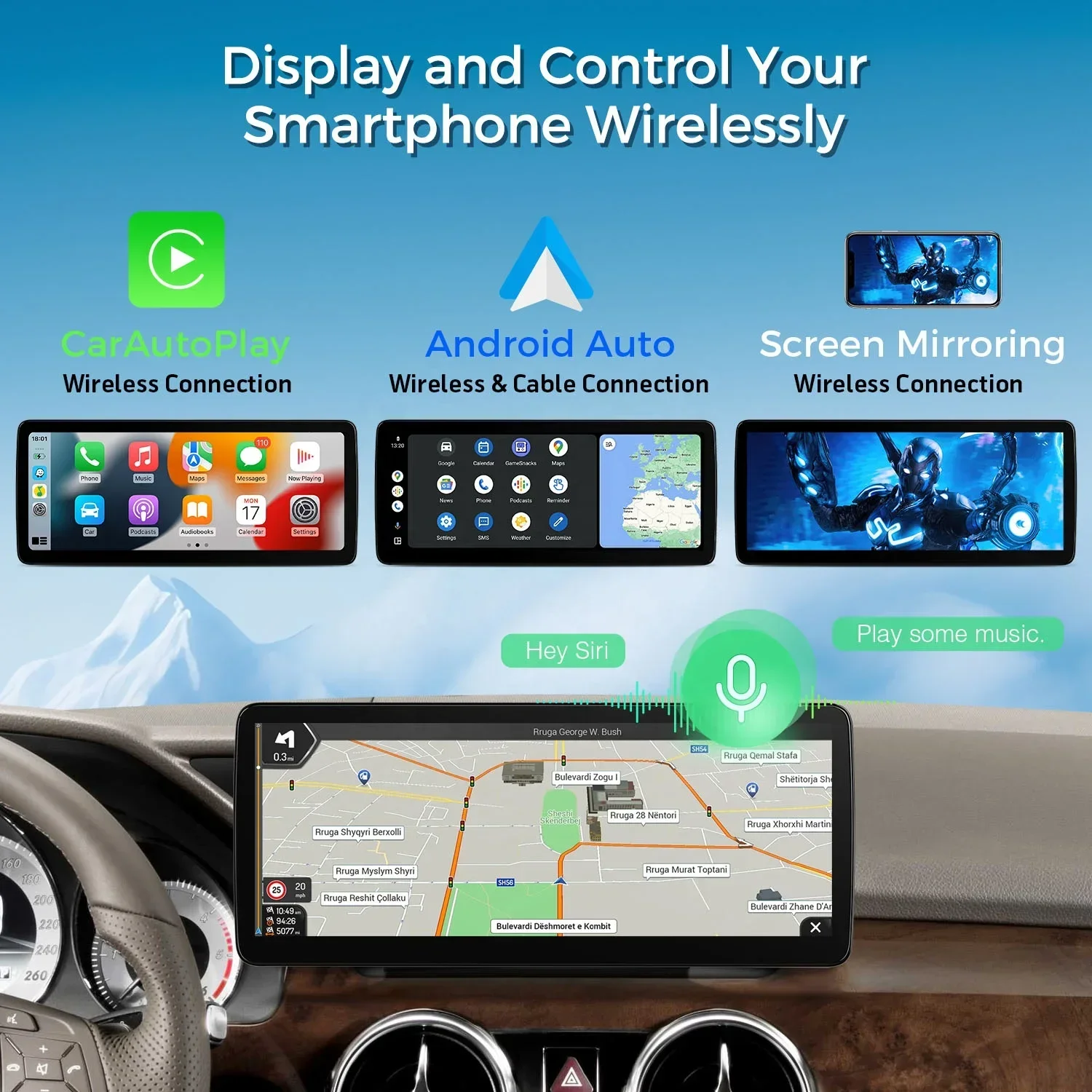 12,3 Zoll Android13 8Core Autoradio für Benzs GLK X204 Carplay Bildschirm Android Auto 4G LTE Multimedia Auto Player