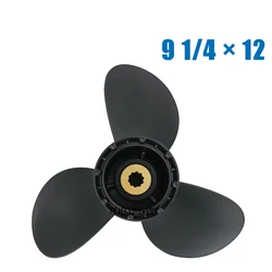 Outboard Propeller For Suzuki 8 9.9 15 20 HP 9 1/4 *12 Motor Aluminum Alloy Screw 3 Blade10 Spline Tooth 58100-89L50-019