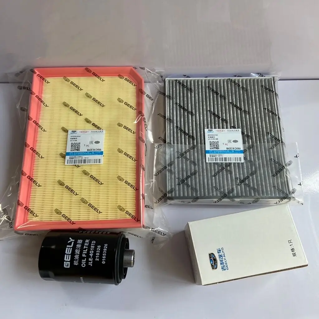 

Suitable for Geely Jiaji 1.8T air filter element, Haoyue 1.8T air filter, a / C filter element mesh, oil filter element, filter