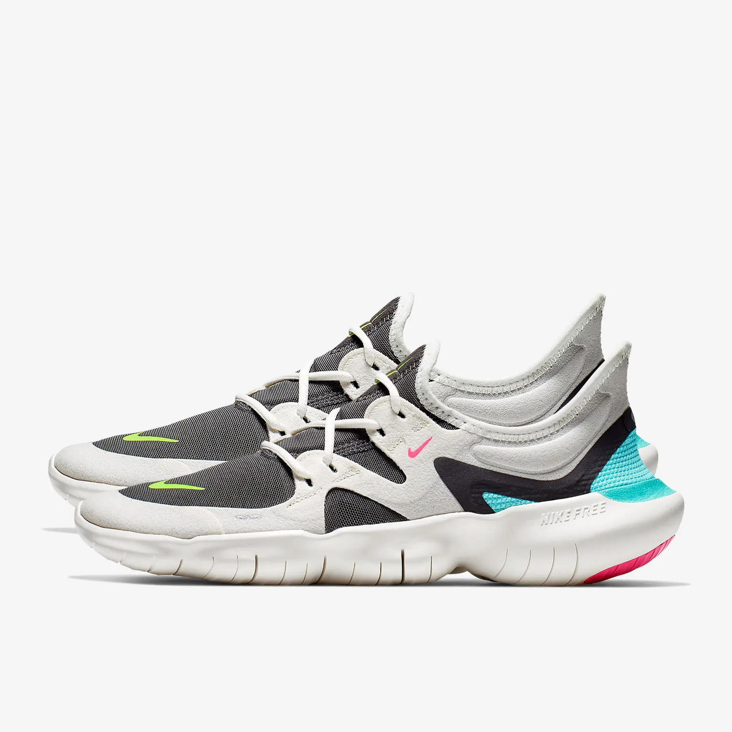Nike genuine Free RN 5.0 women's low cut breathable running shoes AQ1316-100