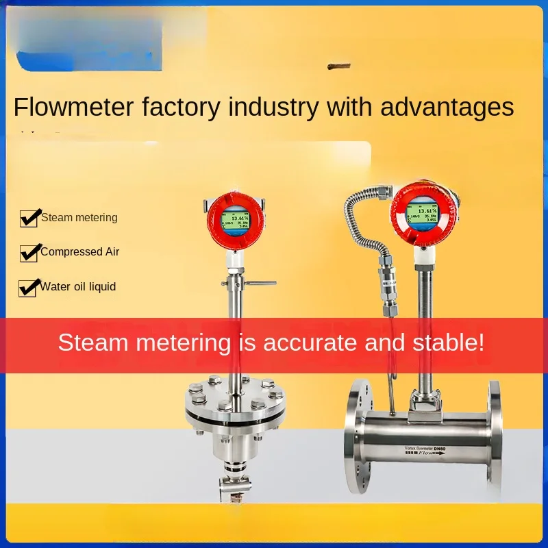 

Anti-Seismic on-Site Split Dn250 Stainless Steel Industrial Pipeline Liquid Measuring Steam Flowmeter